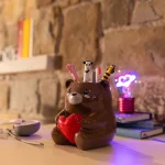 Porta-canetas em cerâmica - Teddy Bear - Image 2