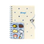 Caderno A5 c/pins - Lazy Bo-Bo