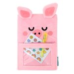 Caderno A5 Peluche e Bolso - Porco Lazy