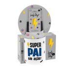 Pack caneca + meias - Super Pai em ação