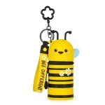 Porta-moedas com porta-chaves - Mini Kawai - Bee