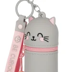 Porta-moedas com porta-chaves - Mini Kawai - Kitty - Image 4