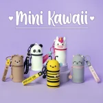 Porta-moedas com porta-chaves - Mini Kawai - Teddy Bear - Image 8