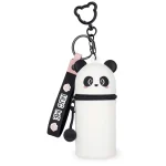 Porta-moedas com porta-chaves - Mini Kawai - Panda
