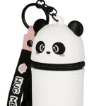 Porta-moedas com porta-chaves - Mini Kawai - Panda - Image 4