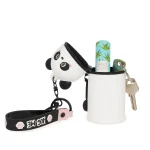 Porta-moedas com porta-chaves - Mini Kawai - Panda - Image 6