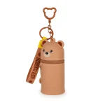 Porta-moedas com porta-chaves - Mini Kawai - Teddy Bear - Image 3