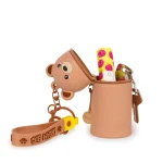 Porta-moedas com porta-chaves - Mini Kawai - Teddy Bear - Image 6