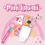 Porta-moedas com porta-chaves - Mini Kawai - Unicórnio - Image 2