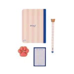 Conj. caderno A6 + vela + bloco + esferográfica Bo-Bo - Mama Bear - Image 2