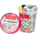 Copo Gelado textliner c/10 sublinhadores Pastel
