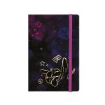 STITCH GOLD Caderno A5 c/elástico Mischievous
