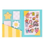 Caderno com notas adesivas e autocolantes - Stick and decorate