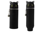 Estojo silicone Gato Preto