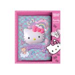 HELLO KITTY Caderno B6 100 folhas Colorful