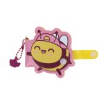 Mini caderno Squishy c/porta-chaves - Abelha - Image 3