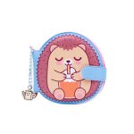 Mini caderno squishy c/porta-chaves - Ouriço