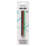 Set 3 recargas para esferográfica apagável - Preto, Vermelho e Verde