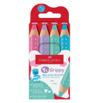 Set c/4 lápis cor Grippy Pastel