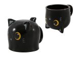 Taça em cerâmica - Gato Preto