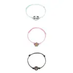 Conj. 3 pulseiras - Panda