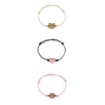 Conj. 3 pulseiras - Teddy Bear