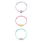 Conj. 3 pulseiras - Unicórnio