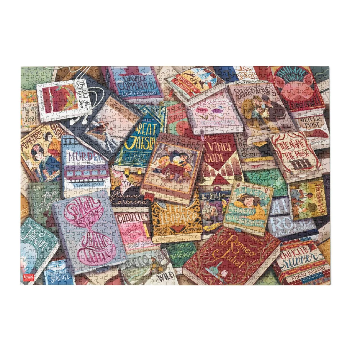 PUZ0008_1 Puzzle 1000 - Book Lovers - Image 1