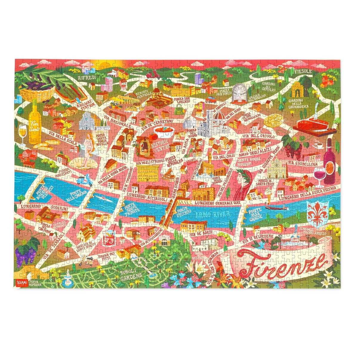 PUZ0013_1 Puzzle 1000 - Firenze - Image 1