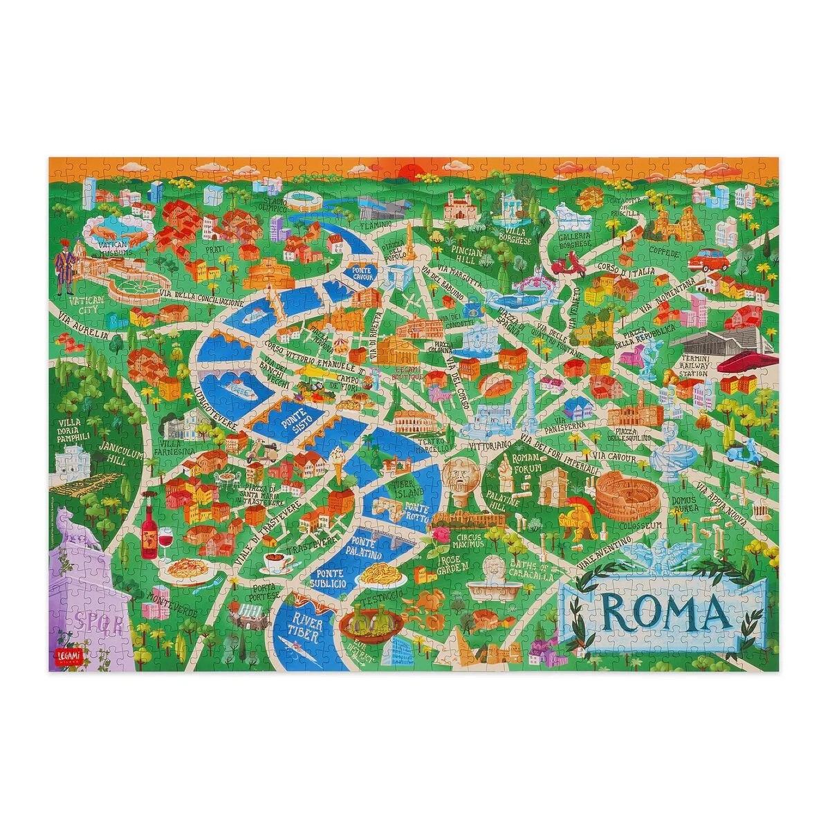 PUZ0011_1 Puzzle 1000 - Roma - Image 1
