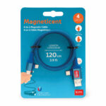 Cabo de carregamento magnético 4 em 1 - Petrol - Image 6