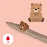 Caneta de gel c/Teddy Bear - NOVA NUMERAÇÃO - Image 2