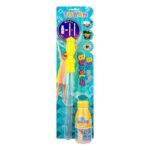 Conjunto frasco de bolas de sabão 250ml c/varinha 37cm
