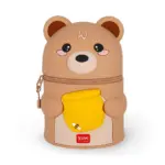 Estojo em silicone – Super Kawaii 2 em 1 – Teddy Bear - BREVEMENTE