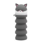 Estojo extensível de silicone - Gato