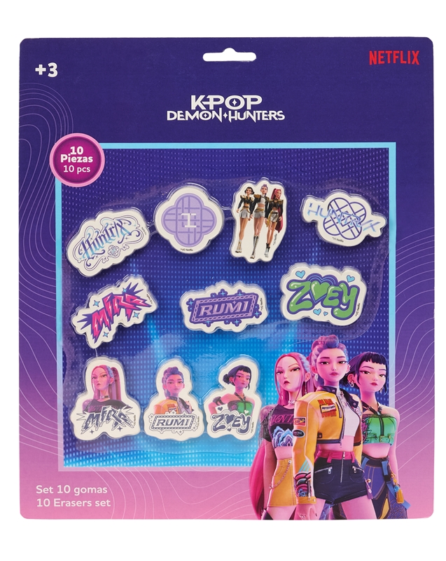 342660166 K-POP - Conjunto 10 borrachas - Image 1