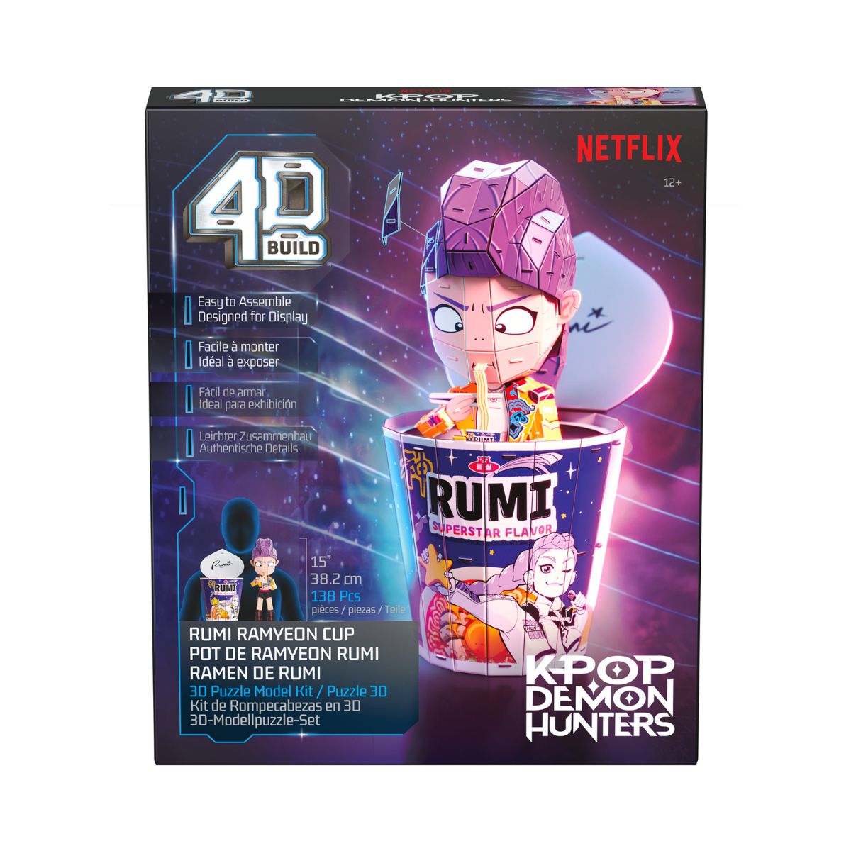 0075284_puzzle-4d-build-k-pop-demon-hunters-rumi-ramen-cup-6077588 K-POP Puzzle 4D Build Rumi Ramen Cup - Image 1