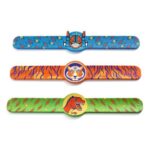 Pulseira Slap - Dinossauro, Tigre e Super Herói