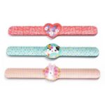 Pulseira Slap - Gato, Coelho e Coração