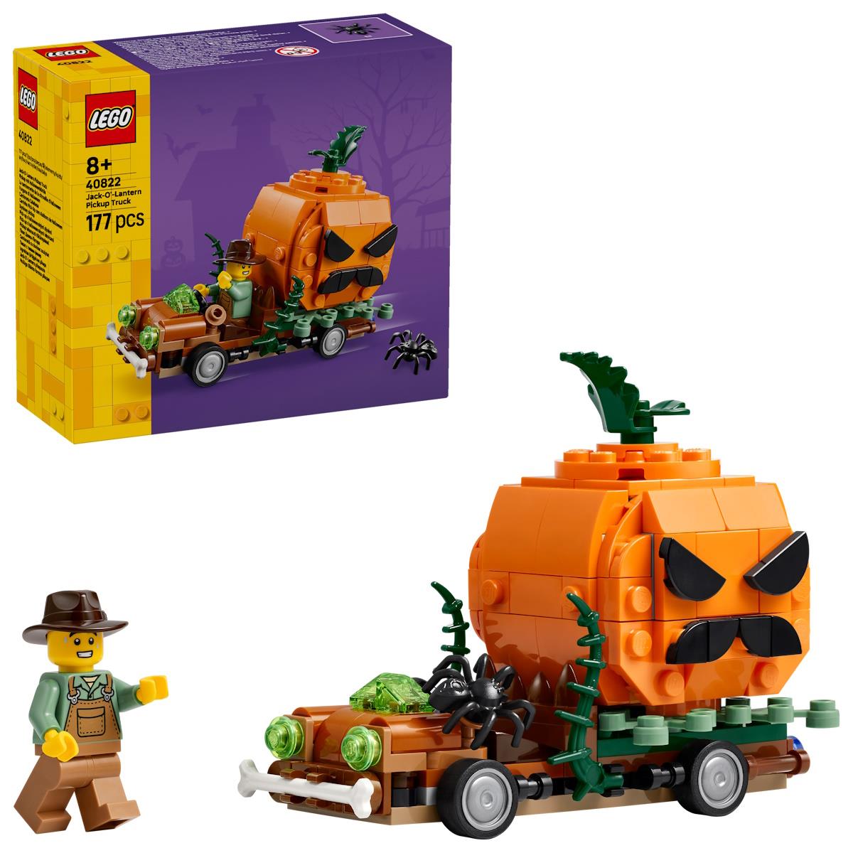 0076215_lego-seasons-and-occasion-carrinha-pick-up-com-abobora-de-halloween-40822 SEASONS AND OCCASION Carrinha Pick-up com abóbora de halloween - Image 1