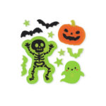 Autocolantes Reutilizáveis em Gel para Janelas "Happy Halloween" Brilham no Escuro - BREVEMENTE - Image 3