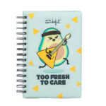 Caderno A5 Squishy Abacate - Too fresh to care