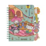 Caderno com separadores com aba A5 - Hello Kitty & Friends