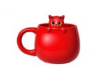Caneca em cerâmica c/boneco LUCIFURR