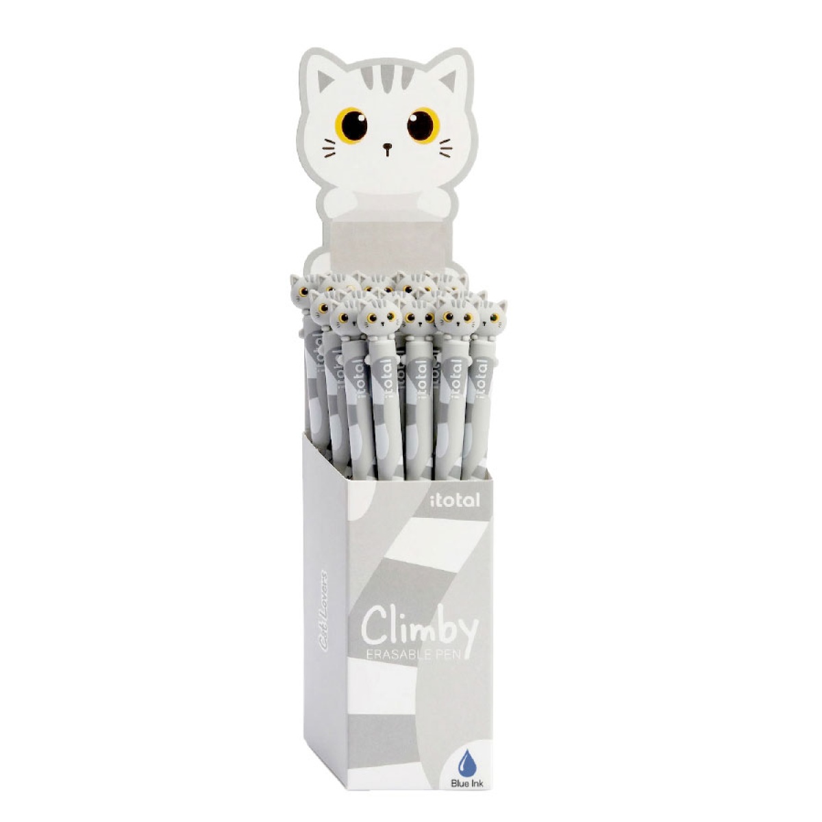 P199347 Caneta apagável Climby Gato Branco - Image 1