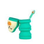 Estojo extensível de silicone + caneta apagável Bo-Bo - Abacate - Image 2