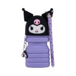 Estojo extensível de silicone + caneta apagável Bo-Bo - Kuromi