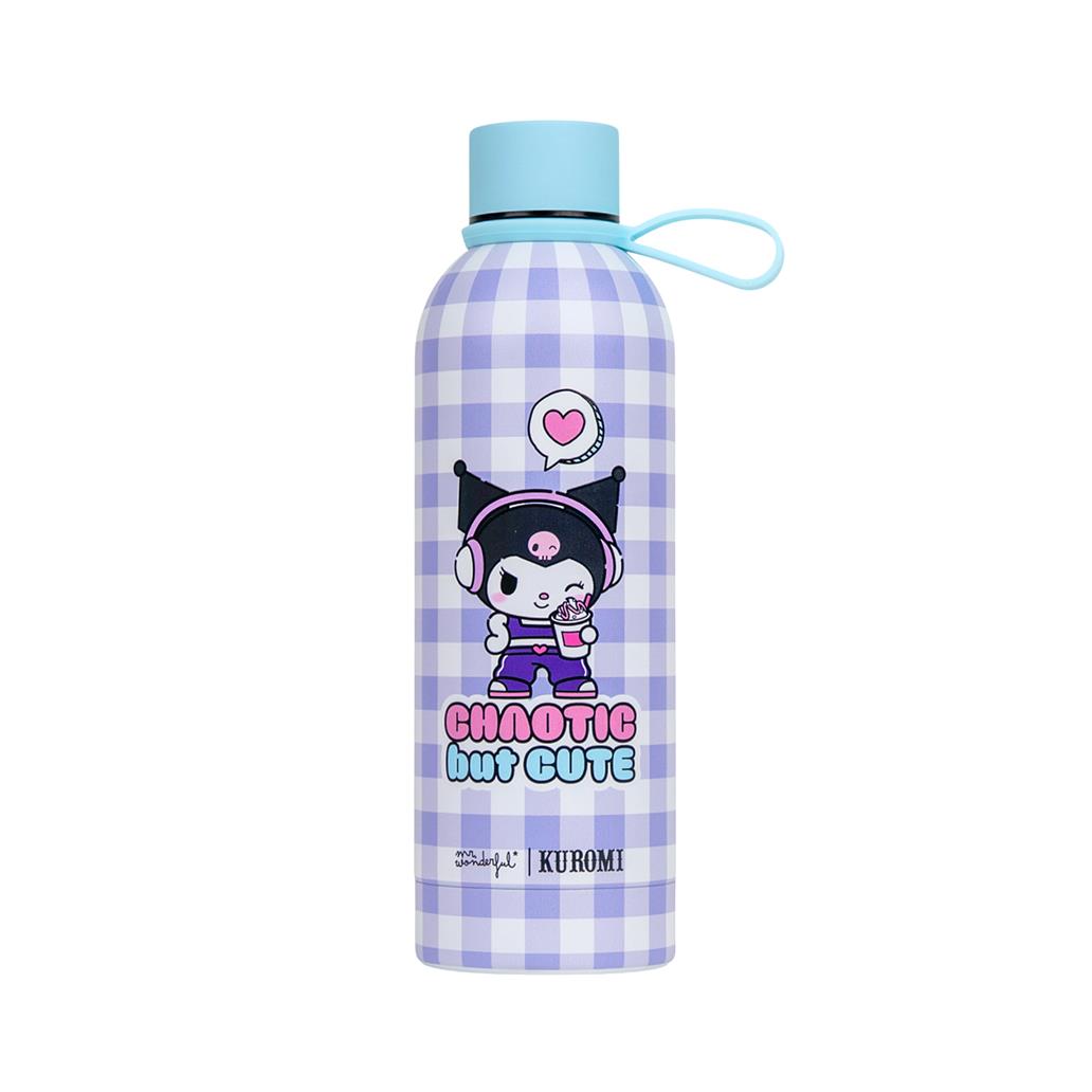 2606011940UN_1 Garrafa térmica 500ml Kuromi - Chaotic but cute - Image 1