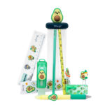 Kit de escrita com estojo charm - Abacate