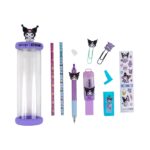 Kit de escrita com estojo charm - Kuromi